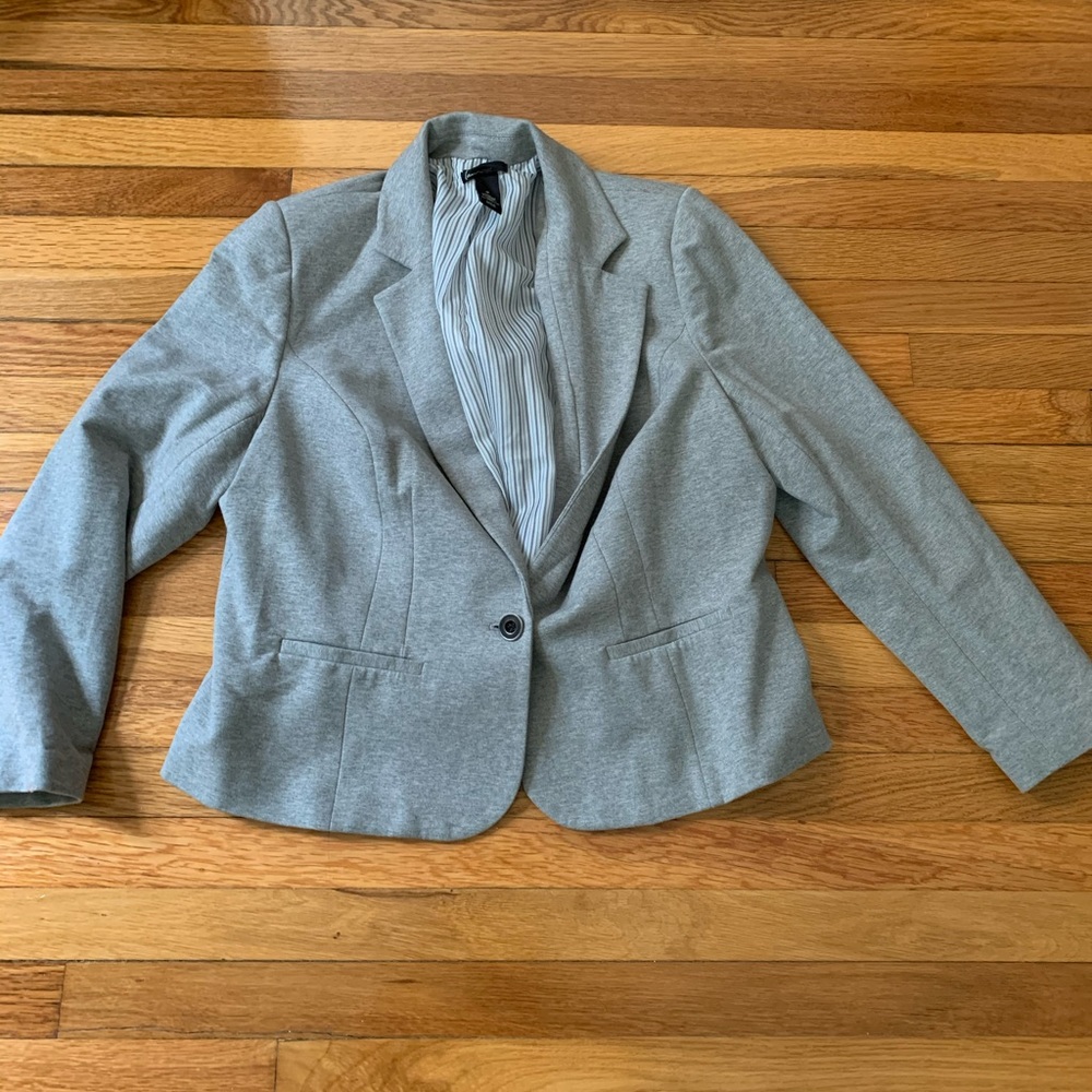 Lane Bryant Grey Blazer size 18